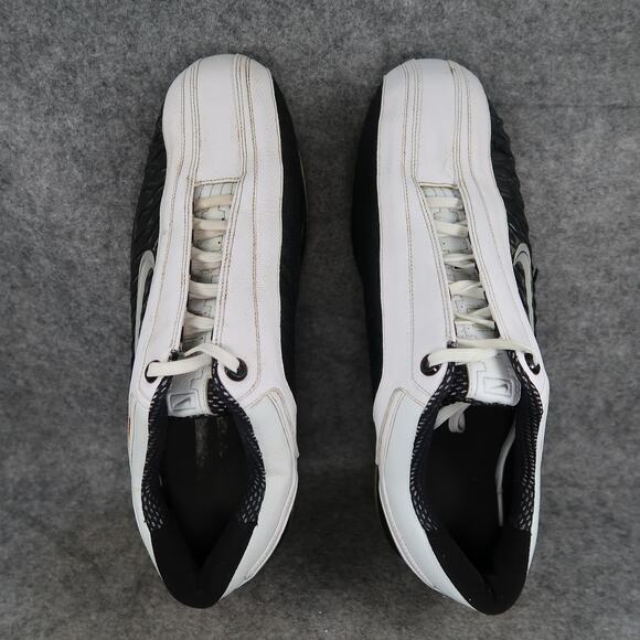 Nike Shoes Mens 10 Air Max Pro Golf Derby Sneaker Sport Active White Black Red - Picture 9 of 16